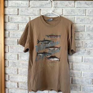 Vibtage Lee Brown Wilderness Graphic Tee